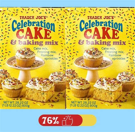 Trader Joe S Celebration Cake Baking Mix Rated Trader Joe S List