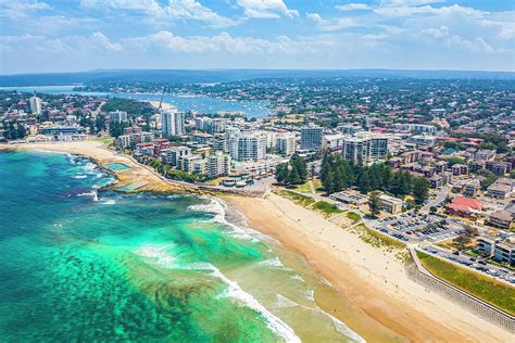 Aerial View Of Cronulla In Sydney Australia Photograph By Steven