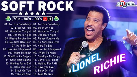 Lionel Richie Phil Collins Air Supply Bee Gees Chicago Rod Stewart Best Soft Rock 70s 80s