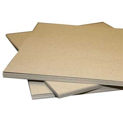 X Chipboard Kraft Sheets Lightweight Pt Light Weight