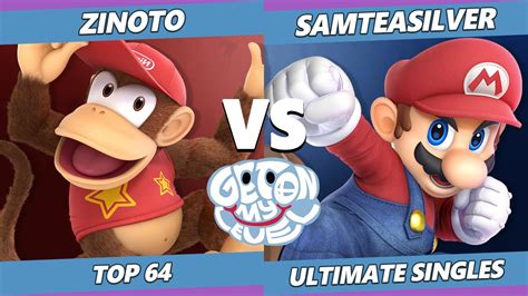 Goml Top Zinoto Diddy Kong Peach Vs Samteasilver Mario