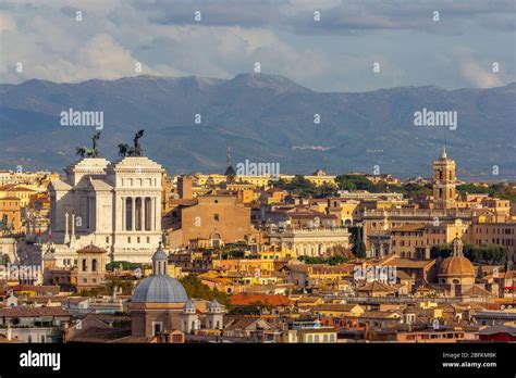 Panorama De La Ville De Rome Banque De Photographies Et Dimages à