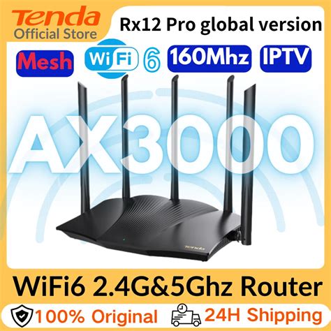 Tenda Amplificador De Se Al Inal Mbrico AX1500 AX3000 Enrutador Gigabit