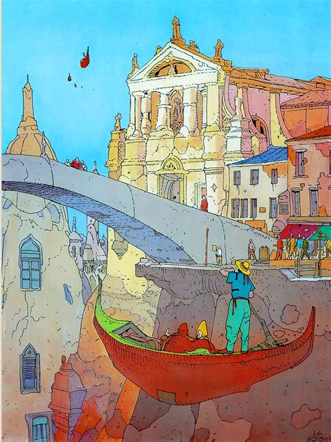 Moebius Illustrations Venice Jean Giraud Moebius Voyage D Hermes