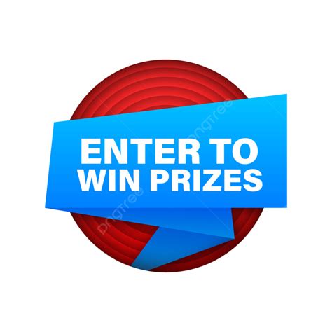 Win Prizes Vector Hd Png Images Ribbon Banner With Text Eter To Win