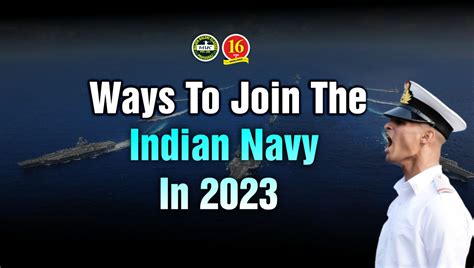 Ways to Join the Indian Navy in 2023