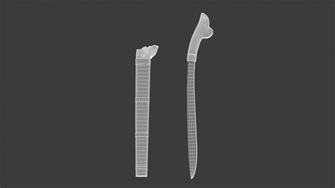 Parang Knife - 3D Model by frezzy