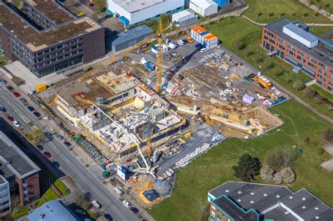 Dortmund Von Oben Baustelle Zum Neubau Eines Forschungs Geb Udes Und