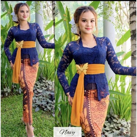 Jual Promo Kebaya Saja Kebaya Bali Brokat Strait Sofia Kebaya Brokat