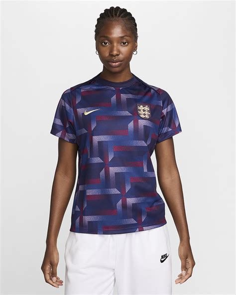 Haut de foot d avant match à manches courtes Nike Dri FIT Angleterre