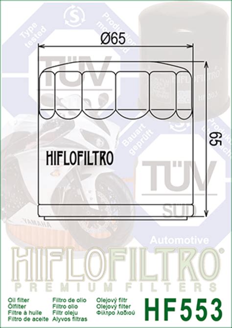 FILTRO OLIO HIFLOFILTRO HF553 PER BENELLI Tramuto Moto