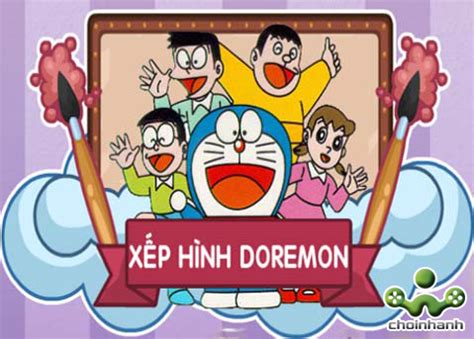 Game hot: Game Doraemon ghép hình