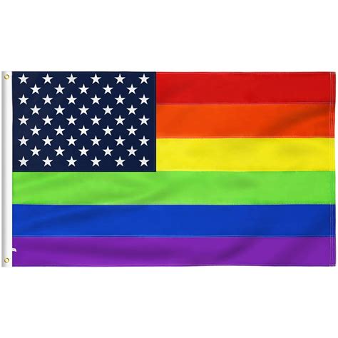 Buy Flagburg Usa Rainbow Flag 3x5 Ft American Gay Pride Flag With