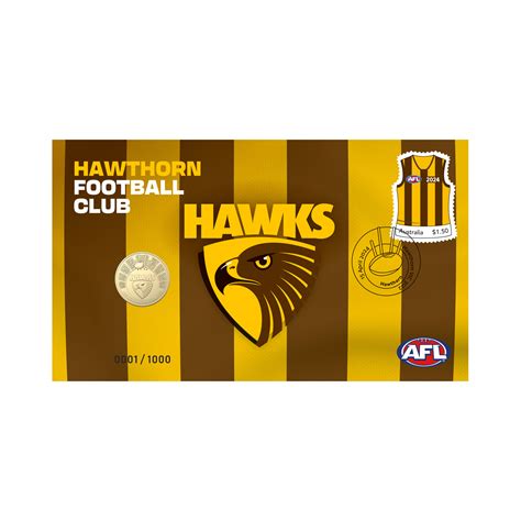 Afl Hawthorn Postal Numismatic Cover Pnc Postal Numismatic Covers