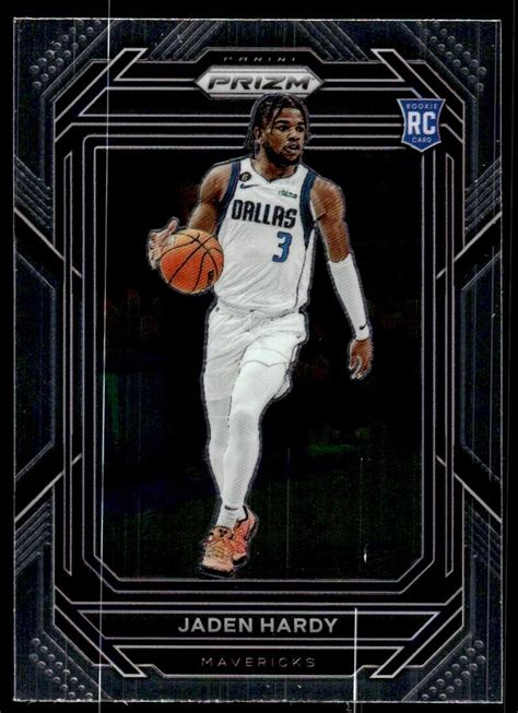 Jaden Hardy Rookie Panini Prizm Dallas Mavericks Ebay