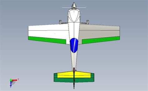 Extra 300单人螺旋桨飞机 Iges 模型图纸下载 懒石网