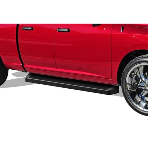 Aps Iboard Black Running Boards Style Compatible With Dodge Ram 1500 2009 2018 Quad Cab Nerf