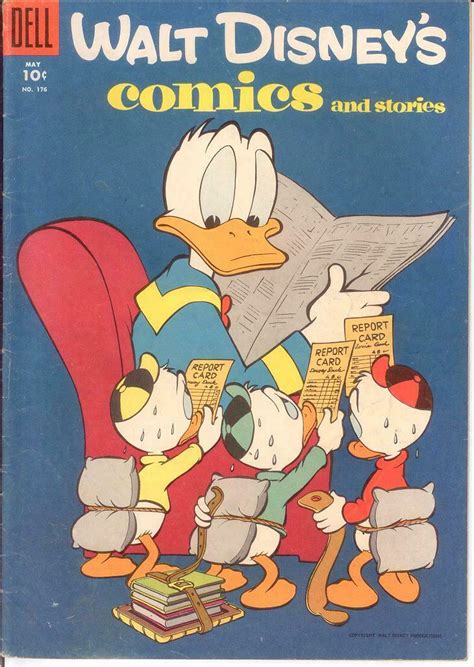 Walt Disneys Comics And Stories 176 Vg F May 1955 Comics Book Comic