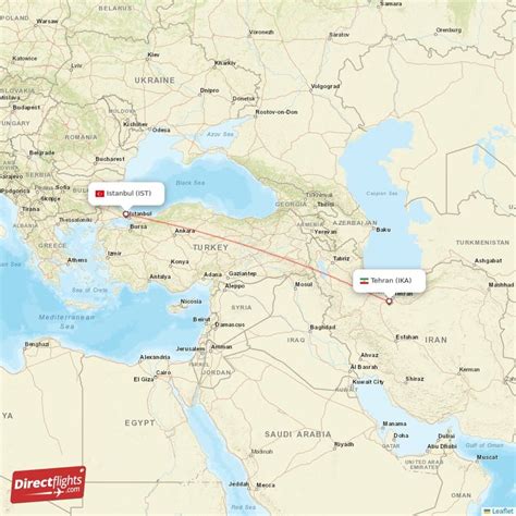 Direct Flights From Istanbul To Tehran IST To IKA Non Stop