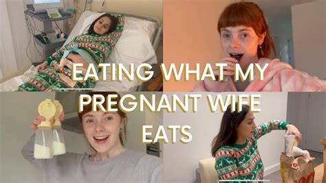 Eating Everything My 8 Month Pregnant Wife Eats For 24 Hours Eventful Youtube