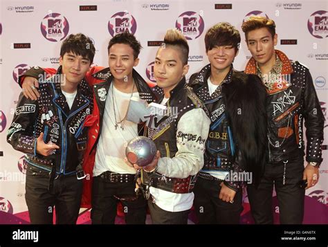 Seungri G Dragon Taeyang T O P And Daesung Of South Korean Boy Band