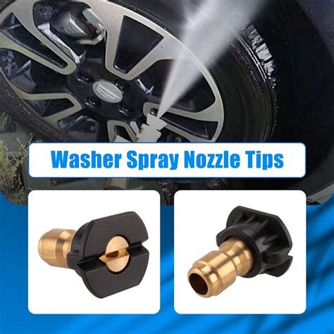 High Pressure Washer Accessories Kit 7 Washer Spray Nozzle Tips 1 4 Inch7722 4711876318668 Ebay