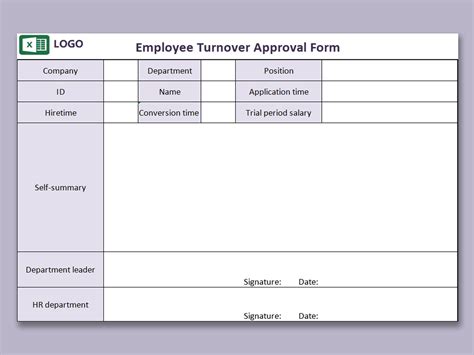 Employee Turnover Report Template Excel