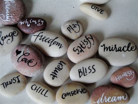 Trish Taylor Calligraphy: Inspirational Pebbles