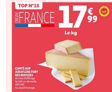 Promo Comt Aop Juraflore Fort Des Rousses Chez Auchan Icatalogue Fr