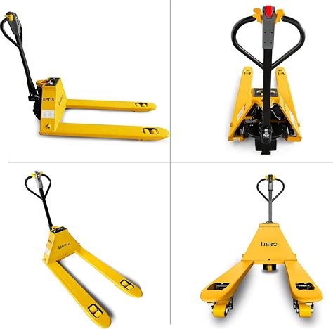 Mophorn Pallet Jack 3300 Lbs Capacity 48 Inch Electric Pallet Jack Emergency Stop Device