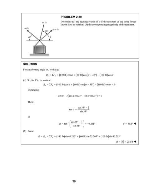 Solucionario Mecanica Vectorial Para Ingenieros Estatica Beer Johnston