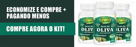 Kit 2 Óleo de Oliva Extra Virgem 60 cápsulas Unilife Edin