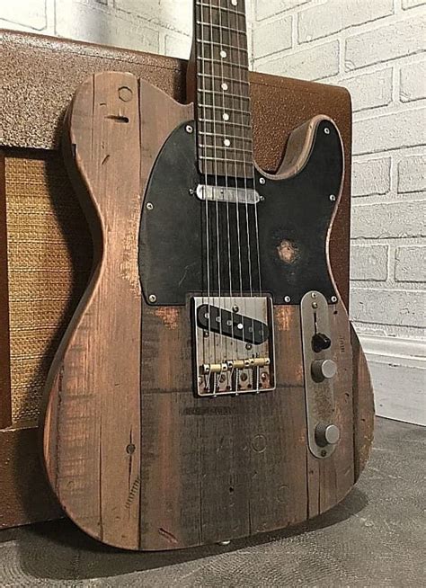 Relic Tele Style Guitar With Fender American Standard Usa Telecaster