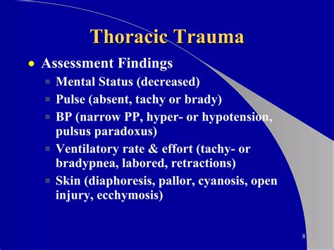 Thoracic Trauma Ppt