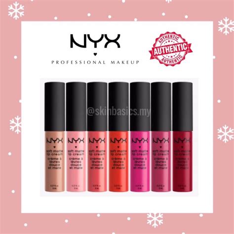 Skinbasics 💯authentic Nyx Soft Matte Lip Cream 027oz8ml Shopee