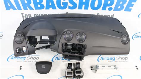 Airbag Kit Cruscotto Grigio Marrone Seat Ibiza J Facelift