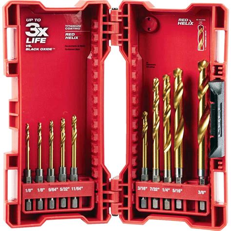 Milwaukee Hex Shank Drill Bit Set