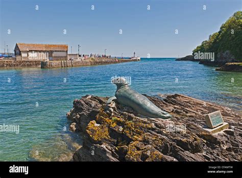 Banjo Pier East Looe Looe Cornwall Great Britain Uk Stock Photo