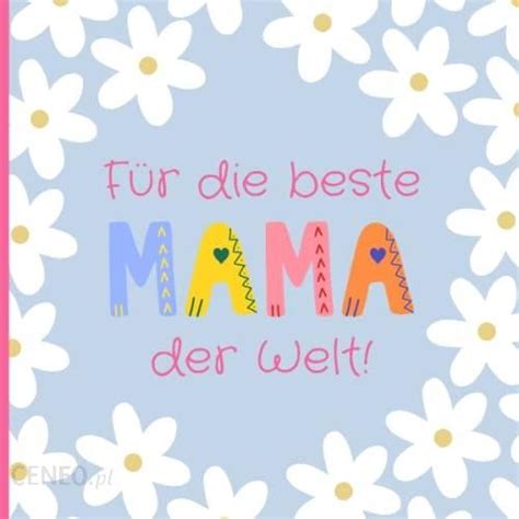 Für beste Mama der Welt Blau Wunderschönes Andenken zum