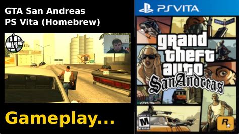 Grand Theft Auto San Andreas PS Vita Homebrew Gameplay YouTube