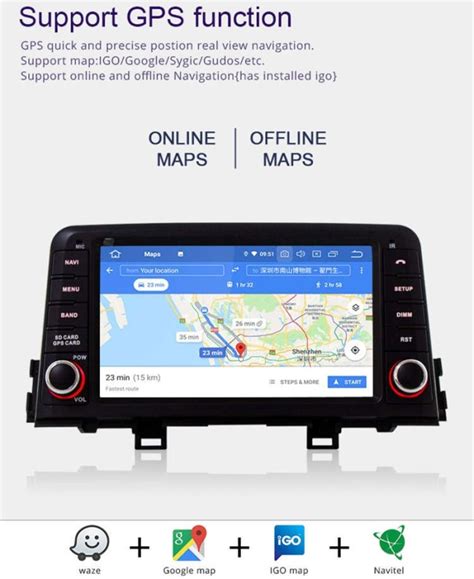 Kia Picanto Android 12 0 Autoradio GPS Navigationsysteme Mit