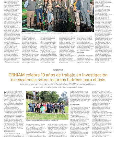 CRHIAM celebra 10 años de trabajo en investigación de excelencia