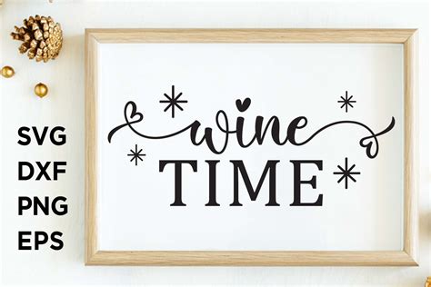 Wine Time Svg Graphic By Designtwits · Creative Fabrica