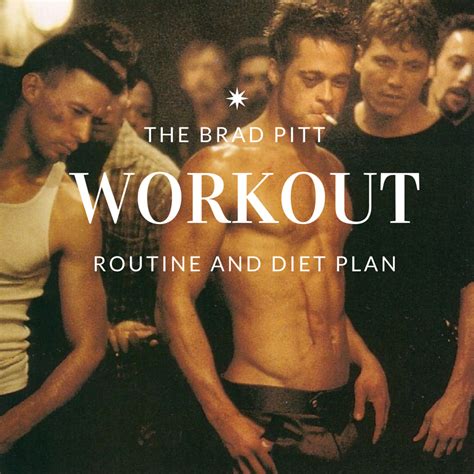 Brad Pitt Workout Routine and Diet Plan: Train like Achilles of Troy ...