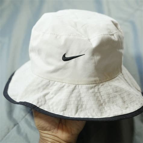 Nike Hat Bucket Large Reversible Black White Swoosh G Gem