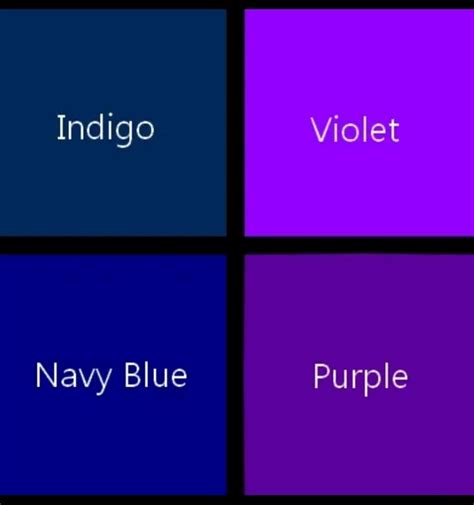 Indigo Violet Navy Blue Purple Ifunny