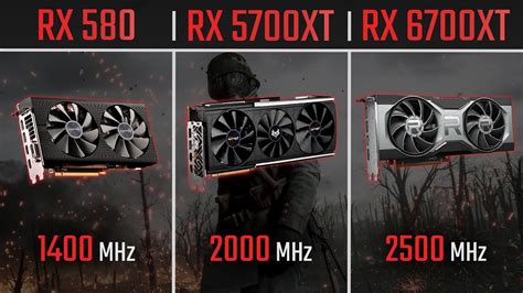 Rx 580 Vs 5700xt Vs 6700xt 1080p 1440p And 4k Benchmarks Youtube