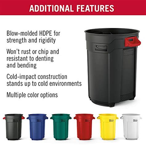 Suncast Commercial Utility Trash Can Gallon Yellow Pricepulse