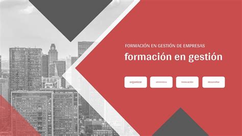 Material Del Curso Para La Formación En Gestión Empresarial En Estilo Empresarial Rojo Y Negro