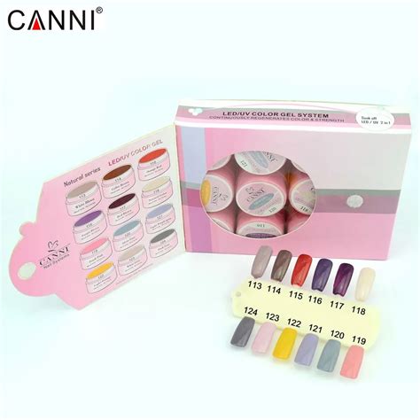 Colors Canni Soak Off Led Uv Color Nail Gel Set Canny Nail Art